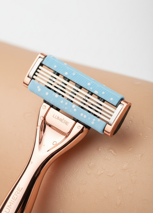 Women's 5-Blade Rose Gold Razor
