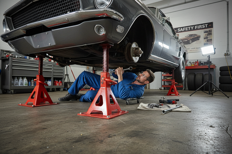 Heavy-Duty Car Jack Stand Set (2-Pack)