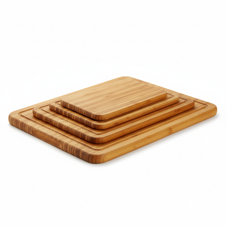 Bamboo Cutting Board Set (3-Piece)