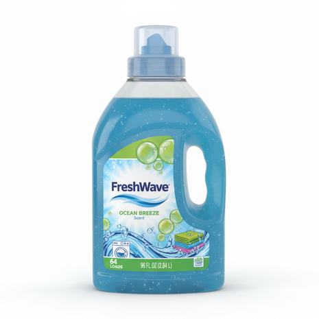 Laundry Detergent – Concentrated Liquid Formula, Large Value Bottle