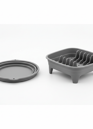 Collapsible Dish Drying Rack – Space-Saving Silicone Design