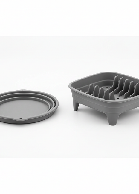 Collapsible Dish Drying Rack – Space-Saving Silicone Design