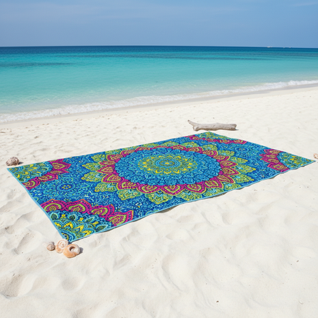 Sand-Free Mandala Beach Blanket