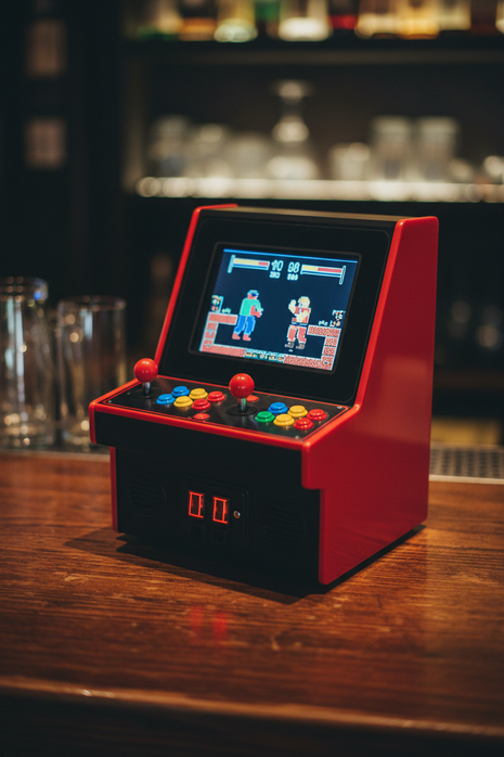 Mini Bartop Arcade Machine – Compact Retro Gaming Console