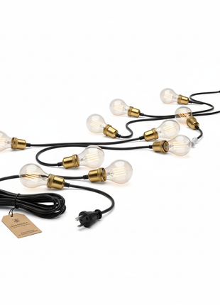 Outdoor Patio String Lights 50ft - Edison Bulbs