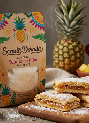 Salvadoran Semita de Piña – Pineapple Jam Pastry Mix
