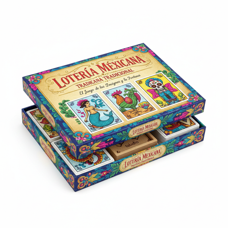Mexican Lotería Card Game Set