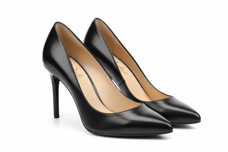 Classic Black Stiletto Heels
