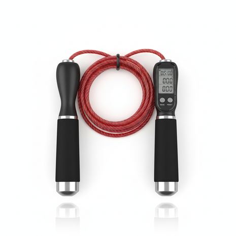 Jump Rope with Digital Counter – Adjustable Speed Rope