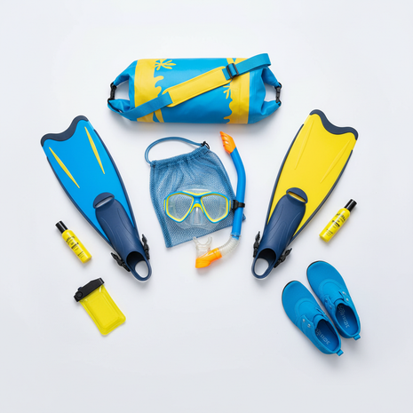 Snorkel Set – Mask, Fins & Dry Bag