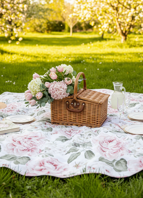 Garden Party Picnic Blanket