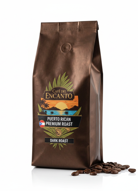 Puerto Rican Premium Dark Roast Coffee – 12oz Bag