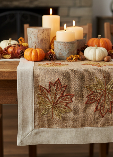 Maple Leaf Table Runner