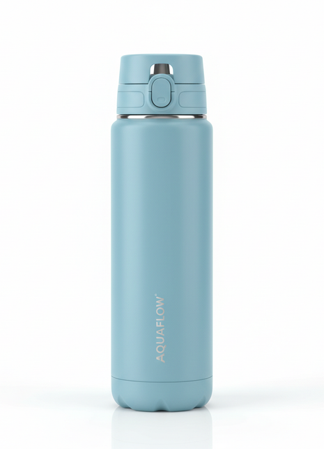 Insulated Stainless Steel Water Bottle 32oz - Sky Blue
