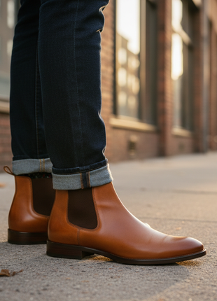 Dusk Chelsea Leather Boot