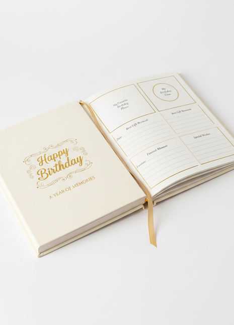 Birthday Memory Journal & Keepsake Book