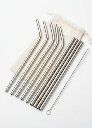 Stainless Steel Straws Set
