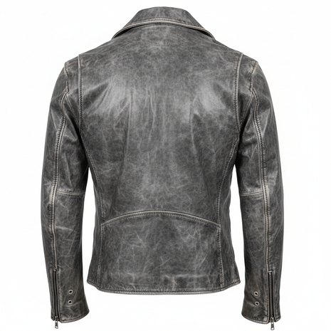 Distressed Vintage Leather Jacket