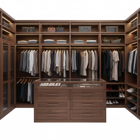 Luxury Walk-In Closet System