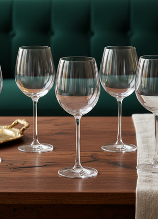 Lumière Crystal Wine Glass Set (Set of 6)
