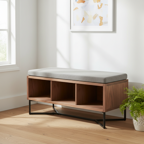 Entryway Bench with Storage