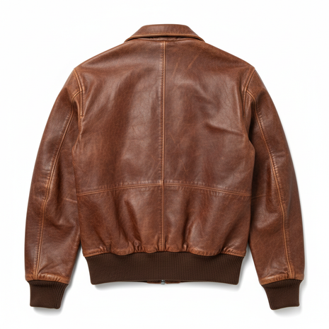 Vintage Bomber Leather Jacket