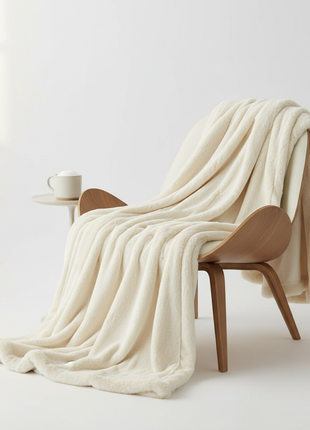 Faux Fur Throw Blanket