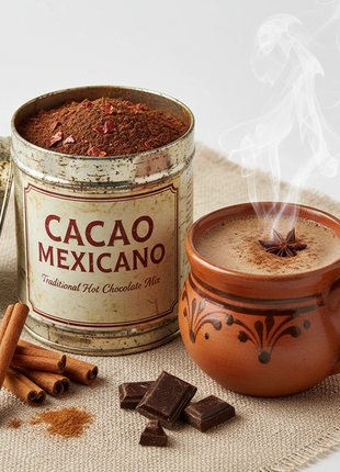 Mexican Hot Chocolate Mix – Spiced Cinnamon & Dark Chocolate