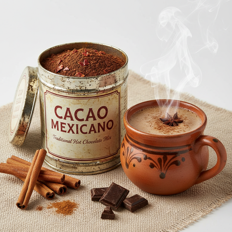 Mexican Hot Chocolate Mix – Spiced Cinnamon & Dark Chocolate