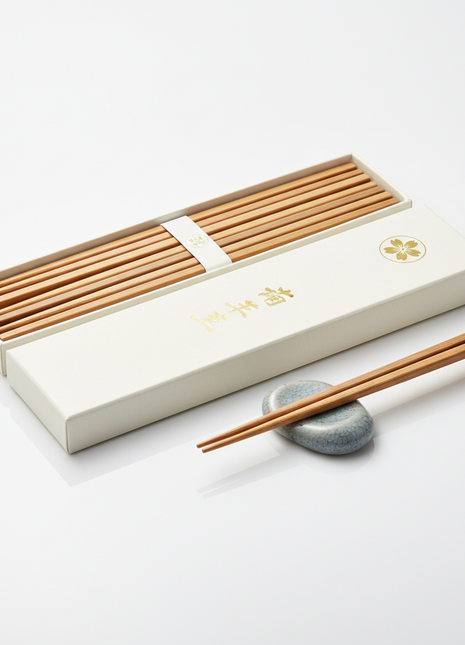 Japanese Bamboo Chopsticks Set — Reusable with Ceramic Rest
