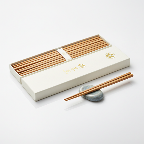 Japanese Bamboo Chopsticks Set — Reusable with Ceramic Rest
