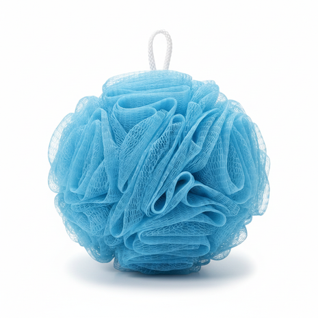 Pink Natural Loofah Exfoliating Bath Sponge