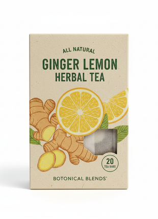 Ginger Lemon Herbal Tea (20 bags)