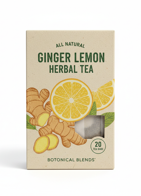 Ginger Lemon Herbal Tea (20 bags)