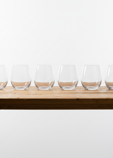 Stemless Wine Glass Set 6-Piece
