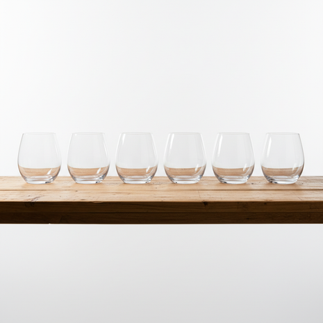Stemless Wine Glass Set 6-Piece
