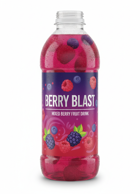 Berry Blast Flavored Beverage - 20 oz Bottle