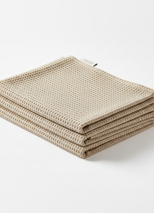 Waffle Weave Kitchen Dish Towel Set (Set of 4)