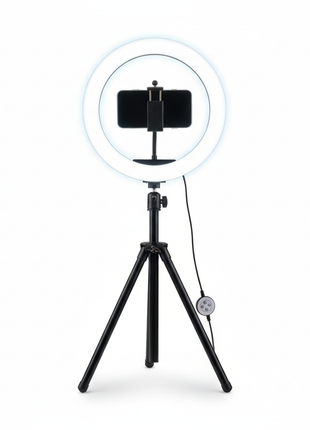 Portable Phone Ring Light with Tripod Stand