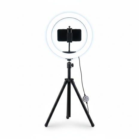 Portable Phone Ring Light with Tripod Stand