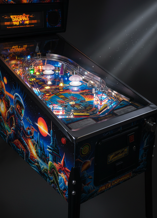 LED Pinball Arcade Machine – Full-Size Sci-Fi Theme with RGB Lighting