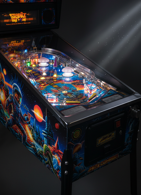 LED Pinball Arcade Machine – Full-Size Sci-Fi Theme with RGB Lighting