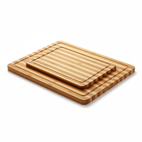 Bamboo Cutting Board Set (3-Piece)