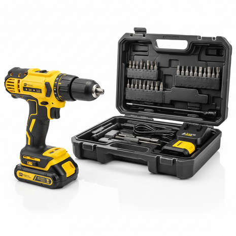 Cordless Power Drill Set