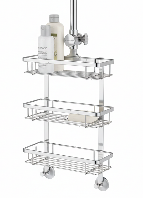 ShowerRise 3-Tier Adjustable Shower Caddy
