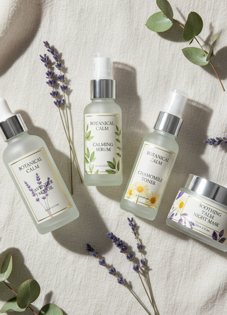 Botanical Calm Ritual – Women's Soothing Skincare Set