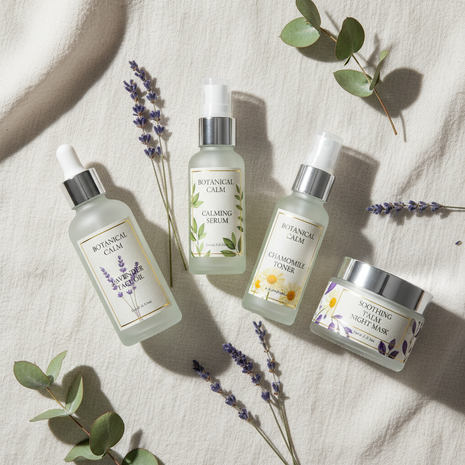 Botanical Calm Ritual – Women's Soothing Skincare Set