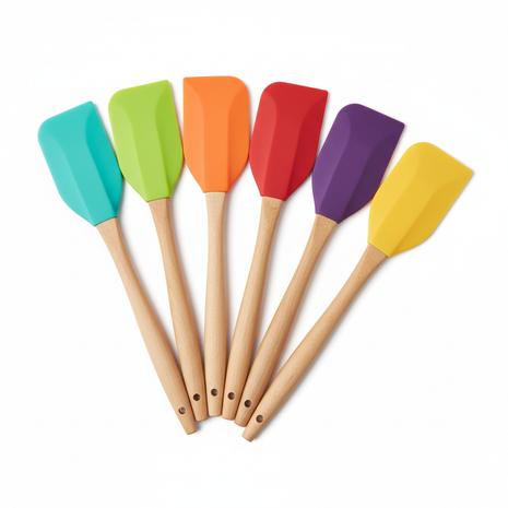 Silicone Kitchen Spatula Set