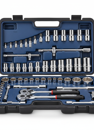 Socket Wrench Set - 120-Piece Professional Mechanic Tool Kit