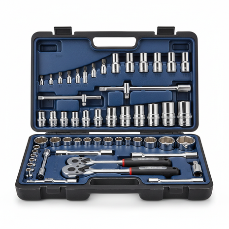 Socket Wrench Set - 120-Piece Professional Mechanic Tool Kit